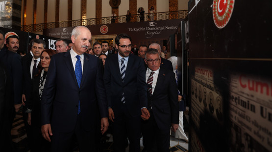 TBMM Başkanı Kurtulmuş, “Türkiye'nin Demokrasi Serüveni Sergisi”nin Açılışını Gerçekleştirdi - Resim: 1