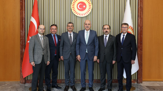 TBMM Başkanı Kurtulmuş, Atatürk Kültür, Dil Ve Tarih Yüksek Kurumu Başkanı Prof. Dr. Örs’ü Kabul Etti - Resim: 1