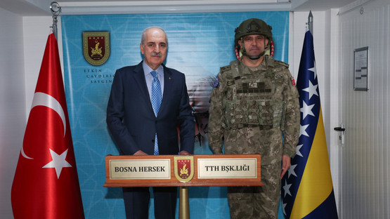 TBMM Başkanı Kurtulmuş, Bosna Hersek'te Eufor Türk Temsil Heyeti Başkanlığını Ziyaret Etti - Resim: 2
