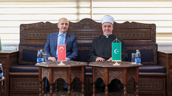TBMM Başkanı Kurtulmuş, Bosna Hersek İslam Birliği Başkanı Kavazoviç İle Görüştü - Resim: 3