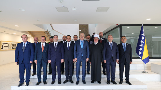 TBMM Başkanı Kurtulmuş, Bosna Hersek İslam Birliği Başkanı Kavazoviç İle Görüştü - Resim: 4