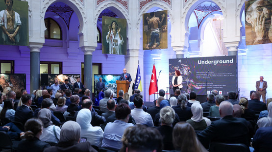 TBMM Başkanı Kurtulmuş, Bosna Hersek’te “Yer Altında” Sergisinin Açılışında Konuştu - Resim: 4
