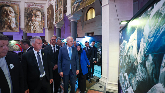 TBMM Başkanı Kurtulmuş, Bosna Hersek’te “Yer Altında” Sergisinin Açılışında Konuştu - Resim: 10