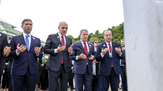 TBMM Başkanı Kurtulmuş, Srebrenitsa Soykırımı'nın 7 Kurbanının Defin Törenine Katıldı - Resim: 2