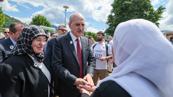 TBMM Başkanı Kurtulmuş, Srebrenitsa Soykırımı'nın 7 Kurbanının Defin Törenine Katıldı - Resim: 7