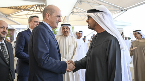 BAE Devlet Başkanı Şeyh Mohamed Bin Zayed Al Nahyan ile G&ouml;r&uuml;şme