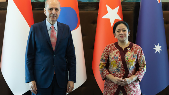 Endonezya Temsilciler Meclisi Başkanı Puan Maharani ile G&ouml;r&uuml;şme