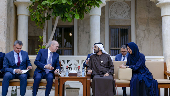 BAE Devlet Başkanı Yardımcısı, Başbakan ve Dubai Emiri Şeyh Muhammed bin Raşid Al Mektum ile G&ouml;r&uuml;şme