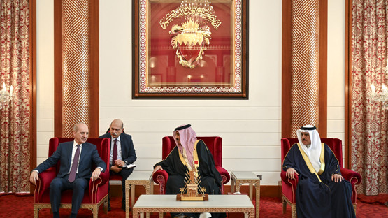 Kral Hamad bin Isa Al Khalifa ile G&ouml;r&uuml;şme