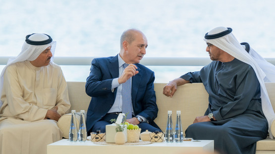 BAE Devlet Başkanı Şeyh Mohamed Bin Zayed Al Nahyan ile G&ouml;r&uuml;şme