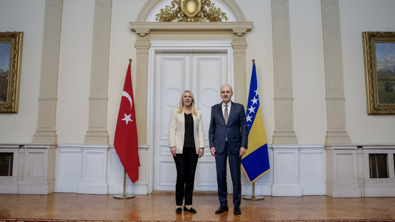 Bosna Hersek Devlet Başkanlığı Konseyi &Uuml;yesi Zeljka Cvijanovic ile G&ouml;r&uuml;şme