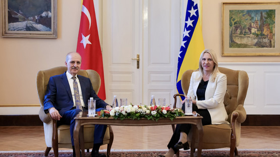 Bosna Hersek Devlet Başkanlığı Konseyi &Uuml;yesi Zeljka Cvijanovic ile G&ouml;r&uuml;şme
