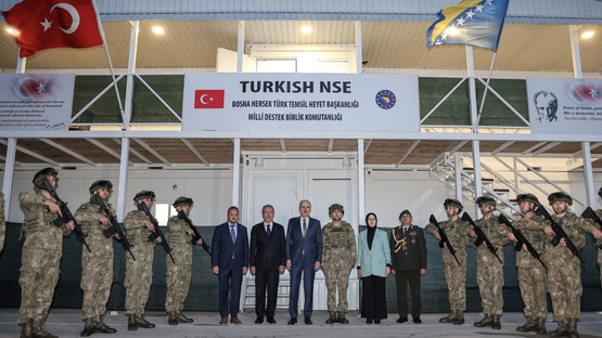 Bosna Hersek'te G&ouml;rev Yapan T&uuml;rk Temsil Heyeti Başkanlığı'nı Ziyaret