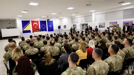 Bosna Hersek'te G&ouml;rev Yapan T&uuml;rk Temsil Heyeti Başkanlığı'nı Ziyaret