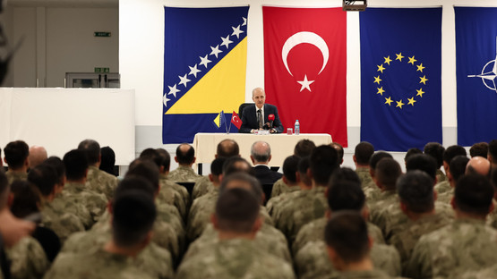 Bosna Hersek'te G&ouml;rev Yapan T&uuml;rk Temsil Heyeti Başkanlığı'nı Ziyaret