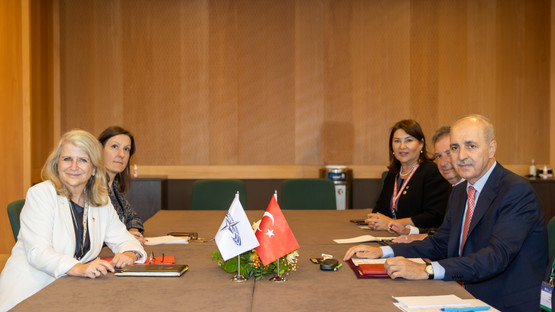 NATO PA Başkanı Joelle Garriaud-Maylam ile G&ouml;r&uuml;şme