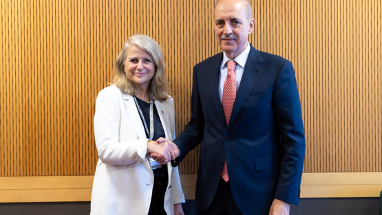 NATO PA Başkanı Joelle Garriaud-Maylam ile G&ouml;r&uuml;şme
