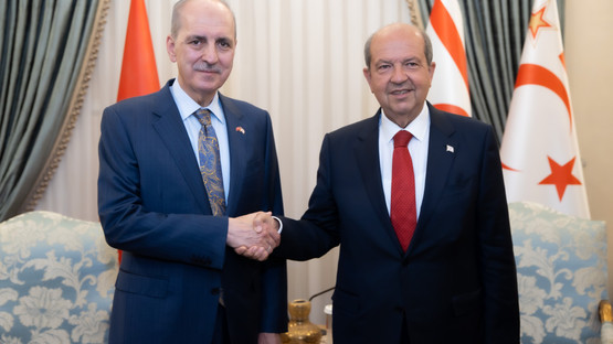 KKTC Cumhurbaşkanı Ersin Tatar ile G&ouml;r&uuml;şme