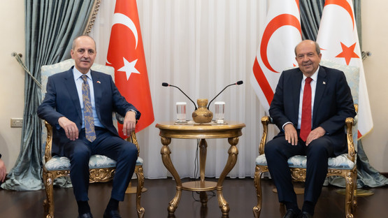 KKTC Cumhurbaşkanı Ersin Tatar ile G&ouml;r&uuml;şme
