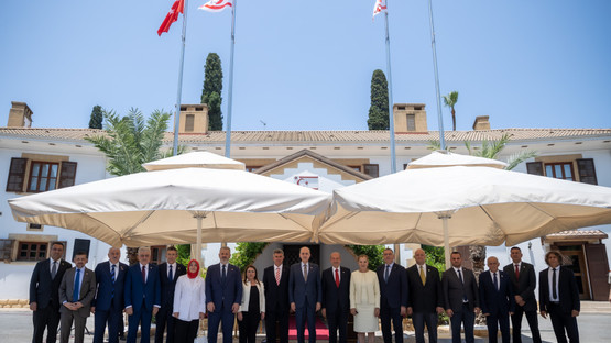 KKTC Cumhurbaşkanı Ersin Tatar ile G&ouml;r&uuml;şme
