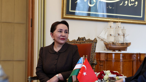&Ouml;zbekistan Ali Meclisi Senato Başkanı Tanzila Narbayeva ile Başbaşa G&ouml;r&uuml;şme