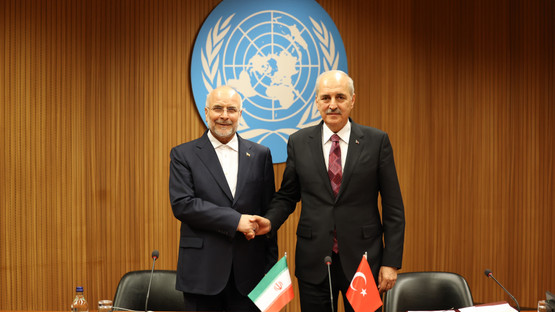 TBMM BAŞKANI KURTULMUŞ, İRAN İSLAMİ DANIŞMA MECLİSİ BAŞKANI GHALİBAF İLE GÖRÜŞTÜ - Resim: 4
