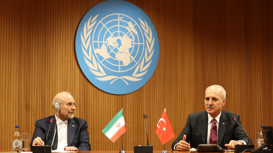 TBMM BAŞKANI KURTULMUŞ, İRAN İSLAMİ DANIŞMA MECLİSİ BAŞKANI GHALİBAF İLE GÖRÜŞTÜ - Resim: 3