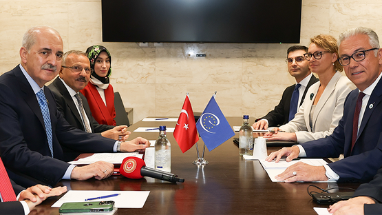 TBMM BAŞKANI KURTULMUŞ, AKPM BAŞKANI ROUSOPOULOS İLE GÖRÜŞTÜ - Resim: 1