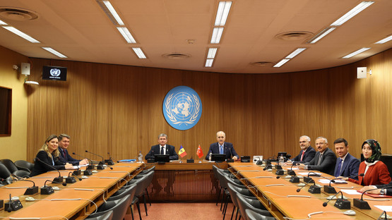 TBMM BAŞKANI KURTULMUŞ, MOLDOVA PARLAMENTO BAŞKANI IGOR GROSU İLE BİR ARAYA GELDİ - Resim: 2