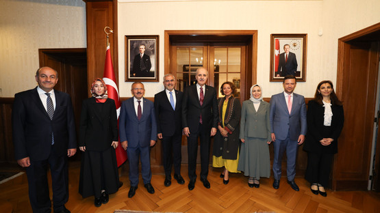 TBMM BAŞKANI KURTULMUŞ, TÜRKİYE'NİN BM CENEVRE OFİSİ NEZDİNDEKİ DAİMİ TEMSİLCİLİĞİNİ ZİYARET ETTİ - Resim: 2