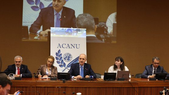 TBMM BAŞKANI KURTULMUŞ, BM CENEVRE OFİSİ'NE AKREDİTE GAZETECİLERE AÇIKLAMALARDA BULUNDU - Resim: 4
