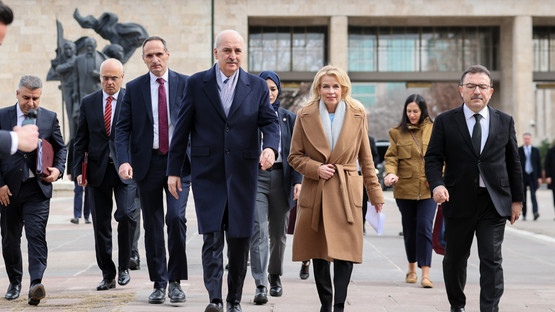 AGİT PA Başkanı Pia Kauma ve Beraberindeki Heyet ile Y&uuml;r&uuml;y&uuml;ş