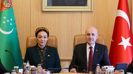 T&uuml;rkmenistan Meclis Başkanı D&uuml;nyag&ouml;zel Gulmanova ve Beraberindeki Heyet ile Heyetlerarası G&ouml;r&uuml;şme