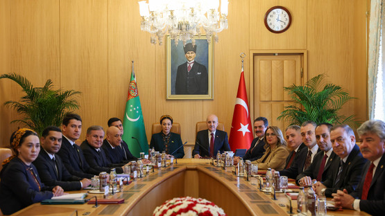 T&uuml;rkmenistan Meclis Başkanı D&uuml;nyag&ouml;zel Gulmanova ve Beraberindeki Heyet ile Heyetlerarası G&ouml;r&uuml;şme