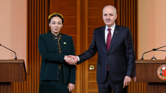 T&uuml;rkmenistan Meclis Başkanı D&uuml;nyag&ouml;zel Gulmanova ve Beraberindeki Heyet ile Heyetlerarası G&ouml;r&uuml;şme