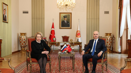 Rusya Federasyonu Konsey Başkanı Valentina Matviyenko ile Başbaşa G&ouml;r&uuml;şme