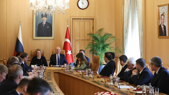 Rusya Federasyonu Konsey Başkanı Valentina Matviyenko ve Beraberindeki Heyet ile Heyetlerarası G&ouml;r&uuml;şme