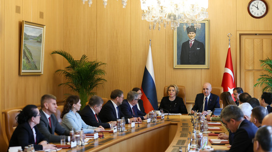 Rusya Federasyonu Konsey Başkanı Valentina Matviyenko ve Beraberindeki Heyet ile Heyetlerarası G&ouml;r&uuml;şme