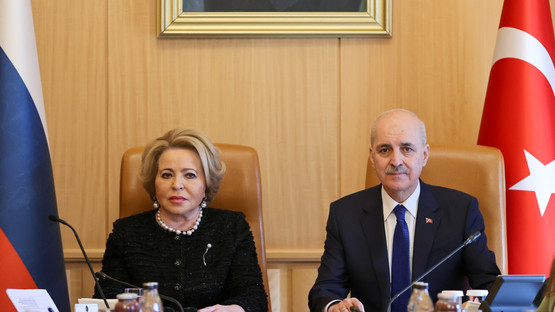 Rusya Federasyonu Konsey Başkanı Valentina Matviyenko ve Beraberindeki Heyet ile Heyetlerarası G&ouml;r&uuml;şme