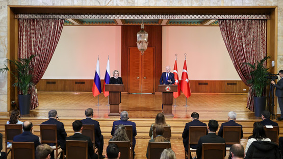 Rusya Federasyonu Konsey Başkanı Valentina Matviyenko ile Ortak Basın Toplantısı