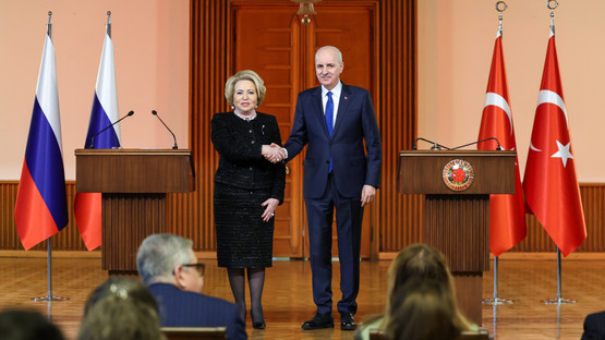 Rusya Federasyonu Konsey Başkanı Valentina Matviyenko ile Ortak Basın Toplantısı