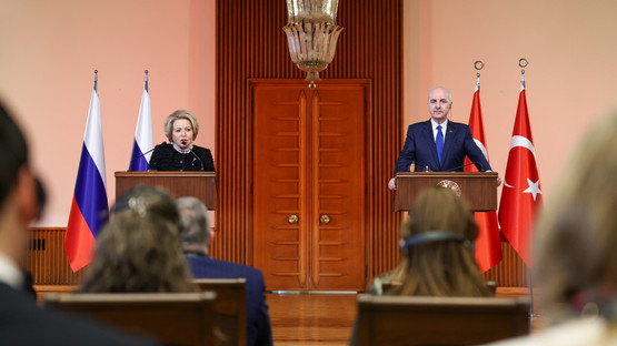 Rusya Federasyonu Konsey Başkanı Valentina Matviyenko ile Ortak Basın Toplantısı