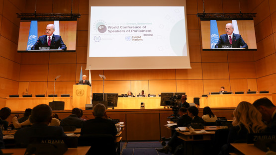 6. D&uuml;nya Parlamento Başkanları Konferansı'na Katılım