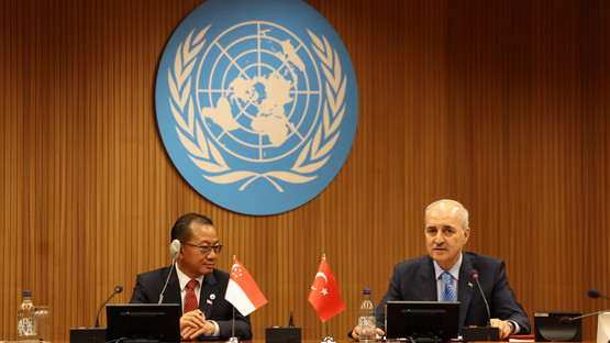 Singapur Parlamento Başkanı Seah Kian Peng ile G&ouml;r&uuml;şme