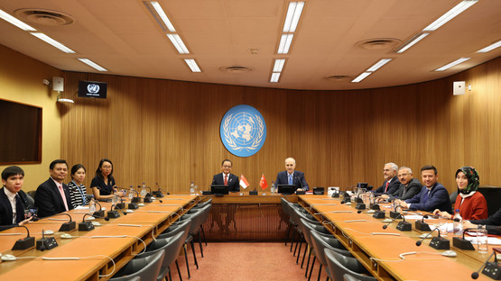 Singapur Parlamento Başkanı Seah Kian Peng ile G&ouml;r&uuml;şme