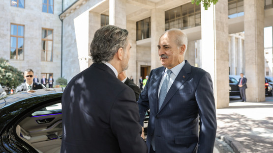 TBMM BAŞKANI KURTULMUŞ, GÜRCİSTAN CUMHURBAŞKANI KAVELAŞVİLİ İLE GÖRÜŞTÜ - Resim: 2