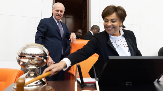 Angola Meclis Başkanı Carolina Cerqueira ile Genel Kurul Ziyareti