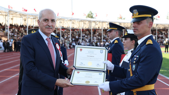 TBMM BAŞKANI KURTULMUŞ, MSÜ KARA HARP OKULU DİPLOMA ALMA VE SANCAK DEVİR TESLİM TÖRENİ’NE KATILDI - Resim: 9