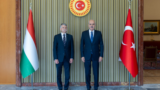 Macaristan Ulusal Meclis Başkanı Laszlo Kover'ı Karşılama