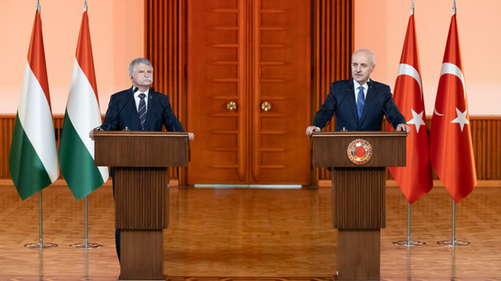 Macaristan Ulusal Meclis Başkanı Laszlo Kover ile Ortak Basın Toplantısı&nbsp;